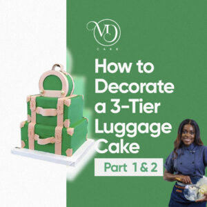 How to Decorate a 3-Tier Luggage Cake (Part 1&2)