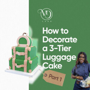 How to Decorate a 3-Tier Luggage Cake (Part 1)