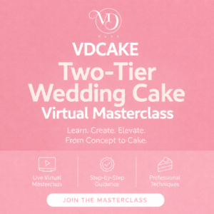 Vdcake - Two-Tier Wedding Cake Virtual Masterclass